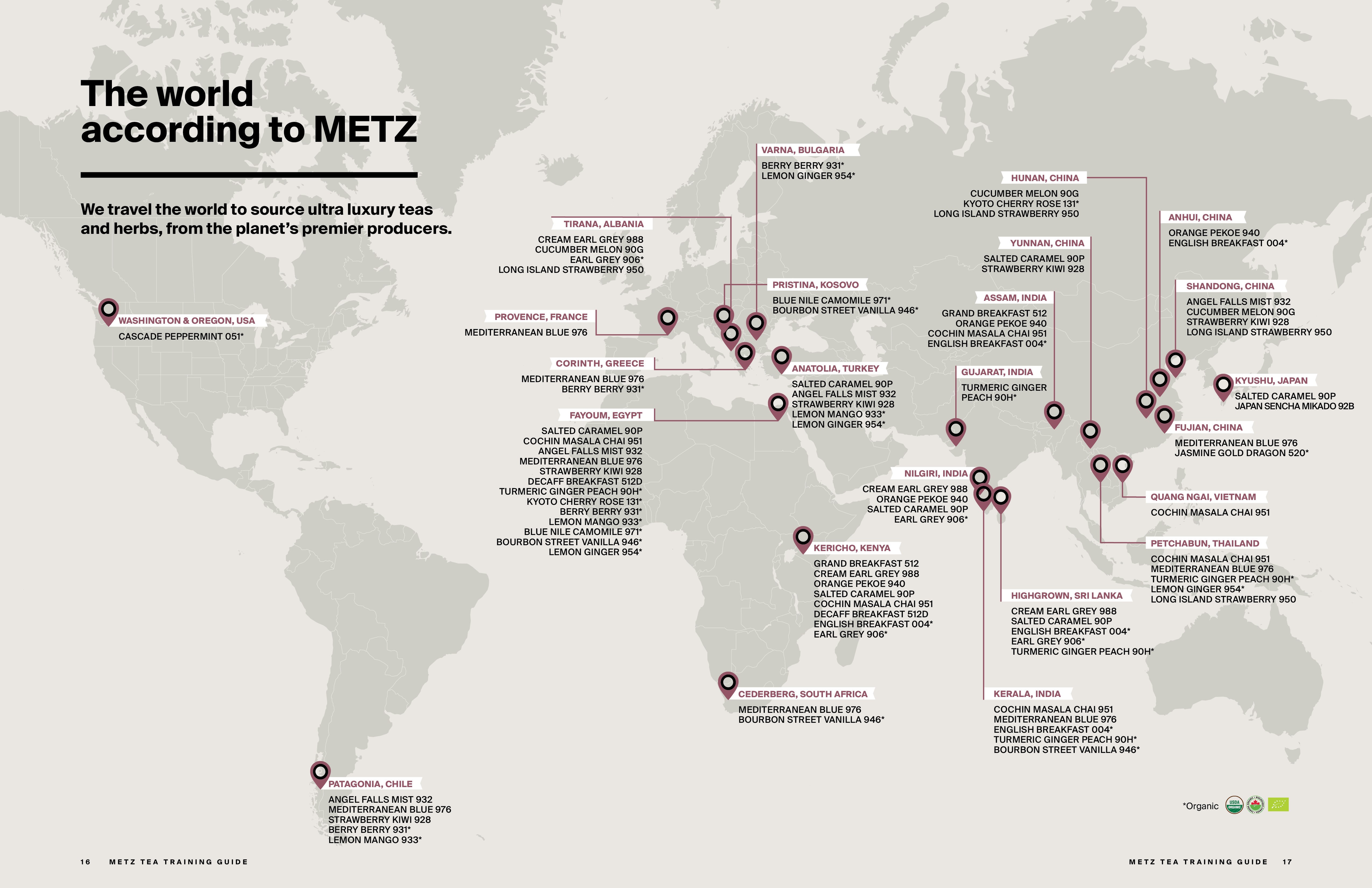 METZ Tea Source Map